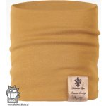 Dráče Bavlněný nákrčník Pastels vzor hořčicová – Zboží Dáma