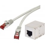 Renkforce RF-4724282 RJ45 CAT 5e F/UTP 15m šedý – Zboží Živě