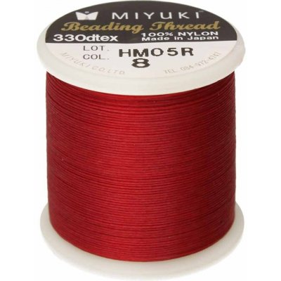 Miyuki korálkovací nit červená – Hledejceny.cz