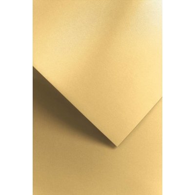 Karton, ozdobný papír Pearl zlatá 250g – Zboží Mobilmania