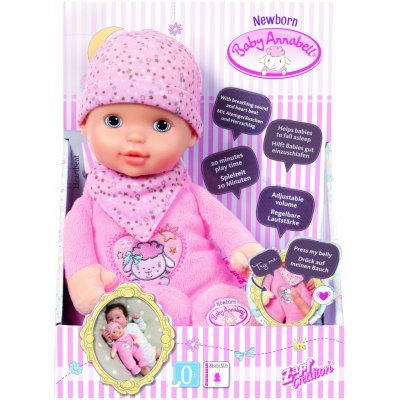 zapf creation baby annabell newborn