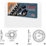 ČZ Řetězová sada Kawasaki ZRX 1100 97-00 | Zboží Auto