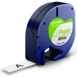 Dymo S0721510, černý tisk/bílý podklad, 4m, 12mm, – Zboží Dáma