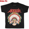 Dětské tričko ROCK OFF Tričko metal Anthrax War Dance Boys černá