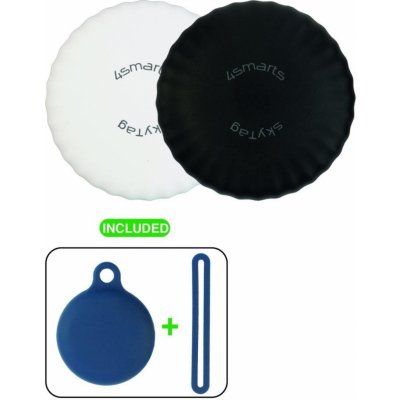 Bluetooth lokalizační čip 4smarts Location Finder SkyTag Slim Set of 2 black, white (540549)