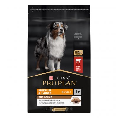 Purina Pro Plan Duo Délice Medium & Large Adult Beef 10 kg – Zboží Mobilmania