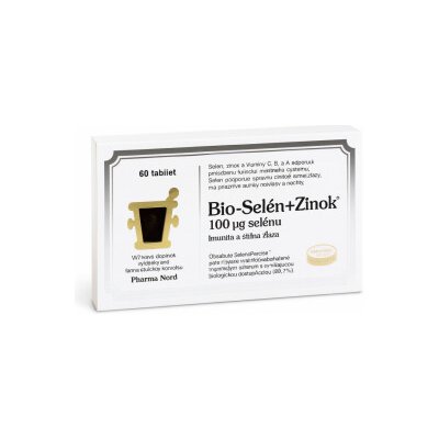 Pharma Nord Bio-SELEN+ZINEK FORTE 100 μg selenu 60 ks – Hledejceny.cz