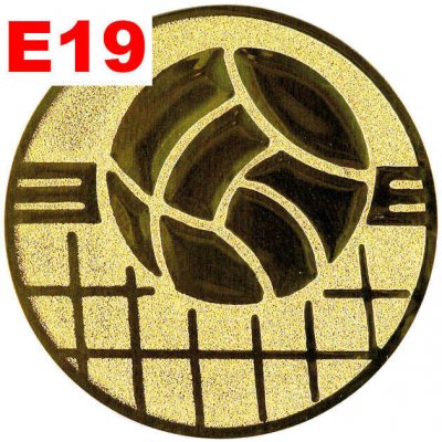 Emblém E19 VOLEJBAL umístění na sportovní pohár nebo medaili 25 mm – Sleviste.cz