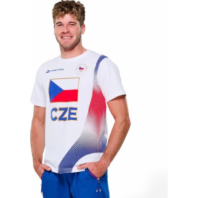 Olympijská kolekce Česká republika REPOS pánské triko Francie 2024 bílá – Zboží Dáma