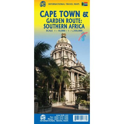 mapa Cape Town & Garden Route: Southern Africa 1:10t.-1/1,35mil. ITM – Zboží Mobilmania