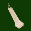 Schody Schody Bystrý Smrkové schody s dolním lomením levotočivé 82 x 82 x 300 cm