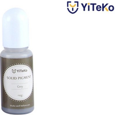YiTeKo Tekutý pigment Solid 18 šedá 10 ml – Hledejceny.cz