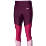 Mizuno RED CORE TIGHT dámské běžecké 3/4 kalhoty vínová – Sleviste.cz