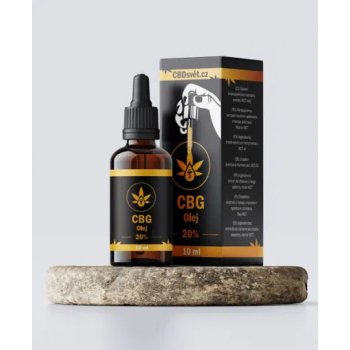 Miracle CBD CBG konopný olej 20% 10 ml