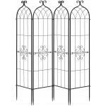 Kovová pergola Vevor s mřížkou, 152 cm – Hledejceny.cz