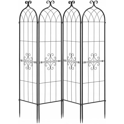 Kovová pergola Vevor s mřížkou, 152 cm – Hledejceny.cz