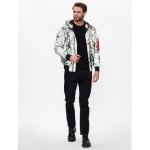 Alpha Industries bomber MA-1 LW Hooded Refl. Camo béžová – Hledejceny.cz