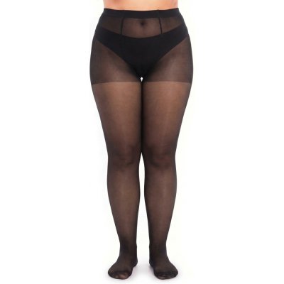 Glamory Supersize 40 DEN extra nadměrné poloprůhledné black – Hledejceny.cz
