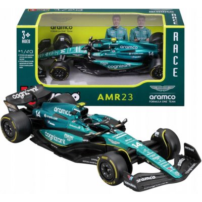 BBurago Model Aston Martin F1 AMR23 14 Fernando Alonso 2023 1:43 – Zboží Dáma