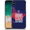 Pouzdro a kryt na mobilní telefon Apple Picasee ULTIMATE CASE Apple iPhone X/XS - FC Viktoria Plzeň E