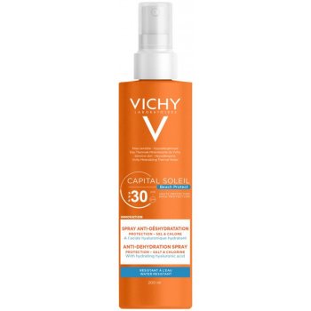 Vichy Capital Soleil Beach Protect multi protekční sprej proti dehydrataci pokožky SPF30 200 ml