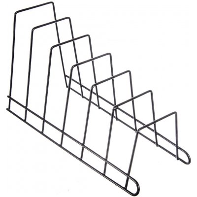Stojan drát/UH na poklice a prkénka RADKA 6 pozic černá – Zboží Dáma