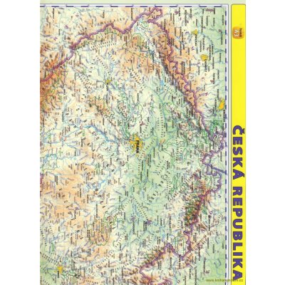Česká republika mapa A3 lamino – Zboží Mobilmania