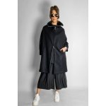 Vlněný krátký kabát black – Zboží Mobilmania