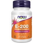 Now Foods Vitamin E 200 100 kapslí – Hledejceny.cz