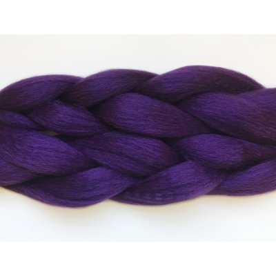 100% Kanekalon jumbo braid Barva: PURPLE (purple, fialová) – Zboží Mobilmania