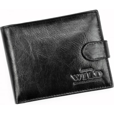 Always Wild Pánská kožená peněženka N992L VTK s upínkou černá – Hledejceny.cz