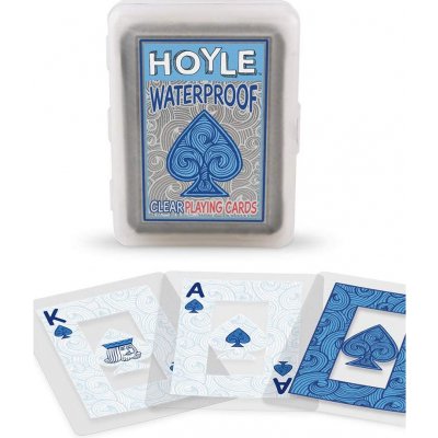 Bicycle USPCC Hoyle Waterproof Clear Playing Cards – Zboží Dáma
