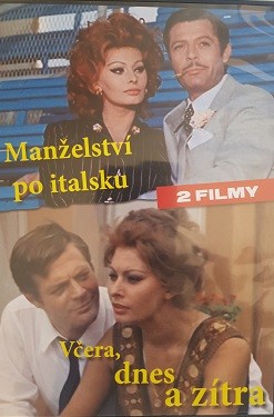 Manželství po italsku/Včera,dnes a zítra DVD 2 filmy/plast