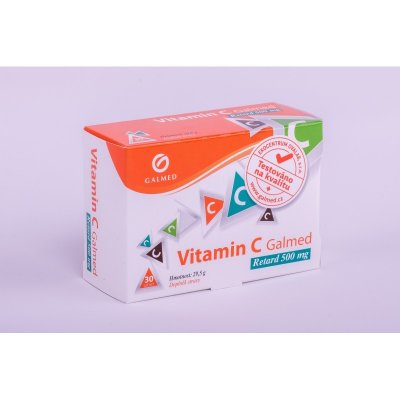 Galmed Vitamin C Retard 500 mg 30 tablet – Zboží Mobilmania