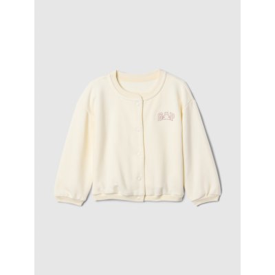 Gap Baby mikinový kardigan Béžová – Zboží Dáma