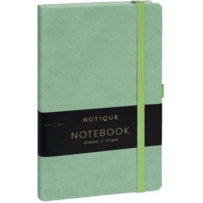 Notique Notes linkovaný, zelený 13 × 21 cm – Zboží Dáma