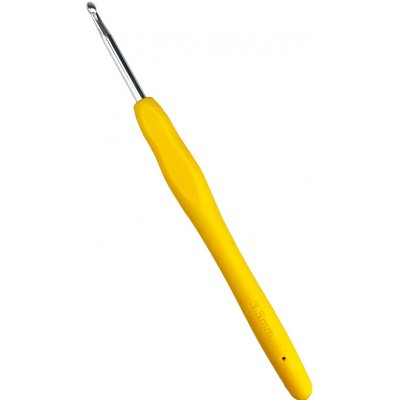 Pro Háčkování Háček se silikonovou rukojetí 3,5 mm – Zboží Dáma