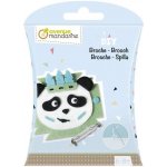Avenue Mandarine Sada na šití z filcu brož - panda (1ks) – Zbozi.Blesk.cz