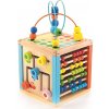 Hra a hlavolam Wooden Toys Kostka edukační dřevěná