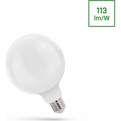 SPECTRUM SPECTRUMLED LED GLOB G125 E-27 230V 11W COG Teplá bílá MILKY – Hledejceny.cz