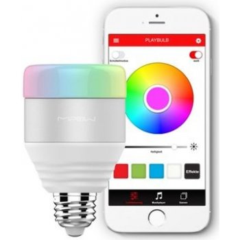 MiPow Playbulb Smart LED žárovka E27 5W 40W RGB, bílá MP-BTL201-WT