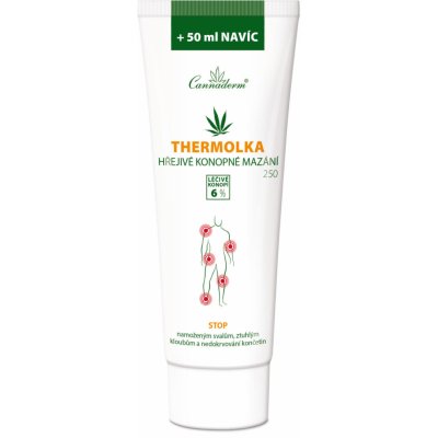 Cannaderm Thermolka hřejivé konopné mazání 250 ml – Zboží Dáma