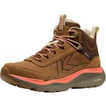 Keen Leiki Leather Mid Wp W hnědá – Zboží Dáma