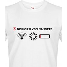 Pánská trička bílá, XS - Heureka.cz
