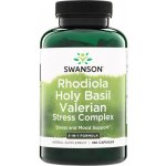 Swanson Rhodiola Holy Basil Valerian Stress Complex 180 kapslí – Hledejceny.cz