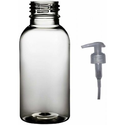 Tera plastová lahvička čirá s transparentní pumpičkou 100 ml – Zbozi.Blesk.cz