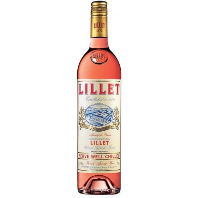 Lillet Rosé 17% 0,75 l (holá láhev)