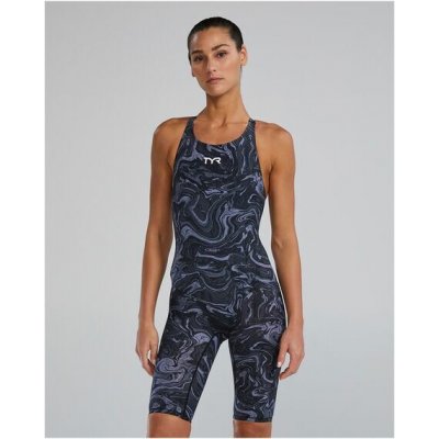 Dámský plavecký úbor TYR W THRESHER OPB HYP černá – Sleviste.cz