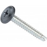 Covernit Samořezný vrut k plechovým plotovkám Grafit 42 x 13 mm RAL 7024 – Hledejceny.cz