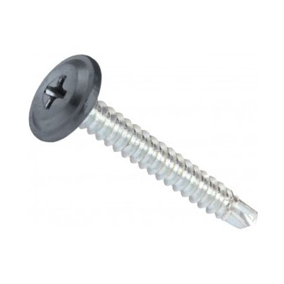 Covernit Samořezný vrut k plechovým plotovkám Grafit 42 x 13 mm RAL 7024 – Hledejceny.cz